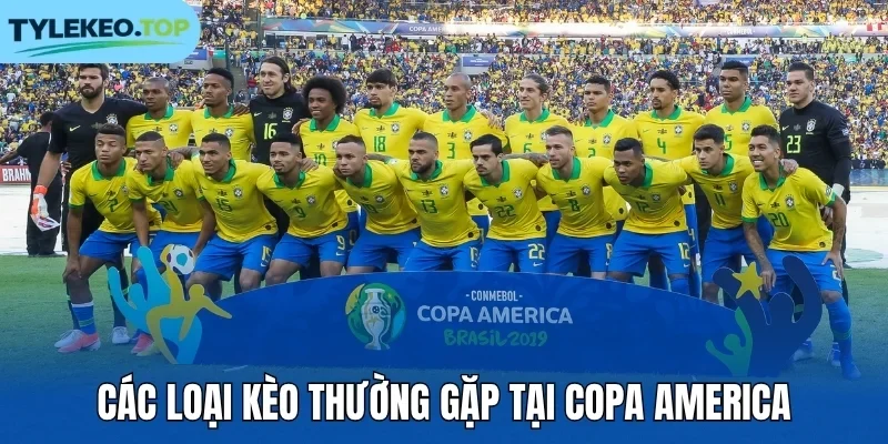 Các loại kèo thường gặp tại Copa America