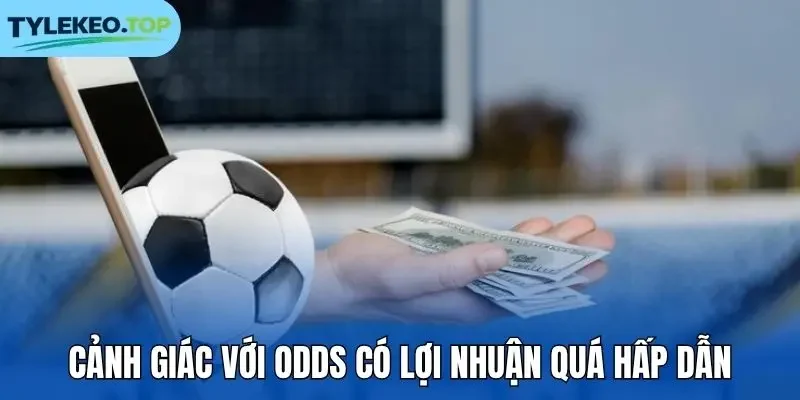 Cảnh giác với odds có lợi nhuận quá hấp dẫn