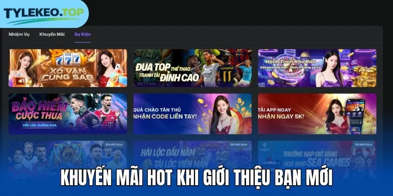 Khuyến mãi hot khi giới thiệu bạn mới