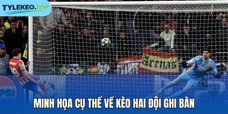 Minh họa cụ thể về kèo hai đội ghi bàn