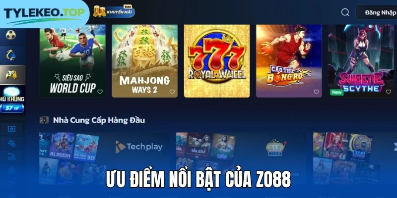 Ưu điểm nổi bật của Zo88